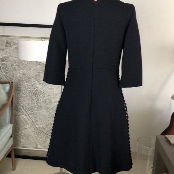 New Chloe wool navy dress size 34 - Picture 7 of 12